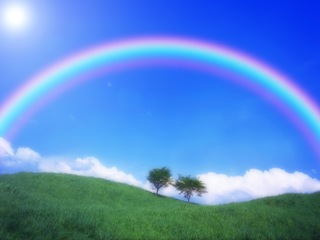 虹の風景